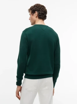 nahlad Tommy Hilfiger pánsky zelený sveter