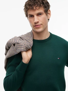 nahlad Tommy Hilfiger pánsky zelený sveter
