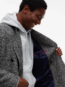nahlad Tommy Hilfiger pánsky vlnený kabát