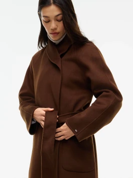 nahlad Tommy Hilfiger dámsky hnedý kabát
