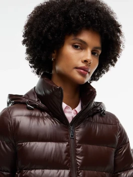 nahlad Tommy Hilfiger dámsky hnedý kabát