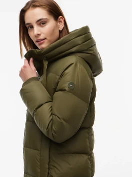 nahlad Tommy Hilfiger dámsky zelený kabát