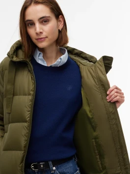 nahlad Tommy Hilfiger dámsky zelený kabát