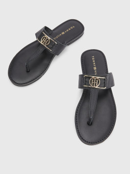 nahlad Tommy Hilfiger dámske čierne žabky