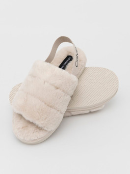 nahlad Calvin Klein dámske smotanové papuče