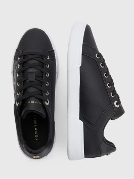 nahlad Tommy Hilfiger dámske čierne tenisky Embossed