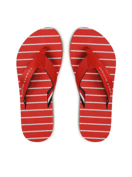 nahlad Tommy Hilfiger dámske červené žabky