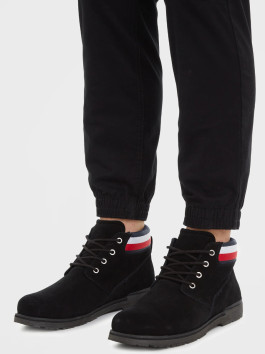 nahlad Tommy Hilfiger pánske čierne topánky