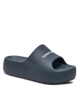 nahlad Tommy Jeans dámske tmavo modré šľapky 