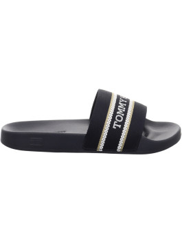 nahlad Tommy Hilfiger dámske tmavo modré šľapky