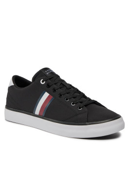 nahlad Tommy Hilfiger pánske čierne tenisky