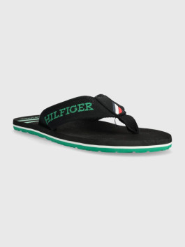 nahlad Tommy Hilfiger pánske čierne žabky