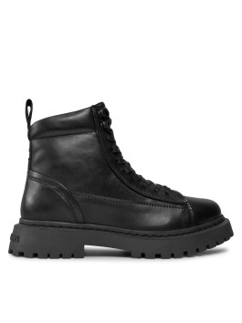 nahlad Tommy Jeans pánske čierne členkové topánky