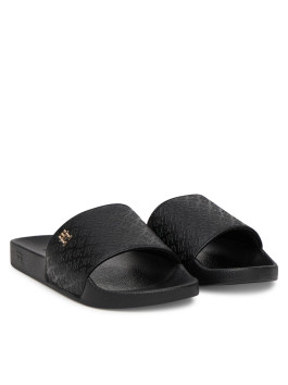 nahlad Tommy Hilfiger dámske čierne šľapky