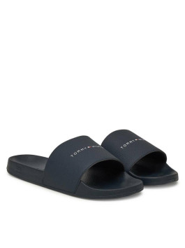 nahlad Tommy Hilfiger pánske tmavo modré šľapky