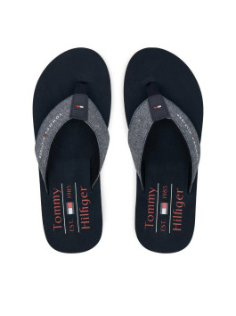 nahlad Tommy Hilfiger pánske tmavo modré žabky