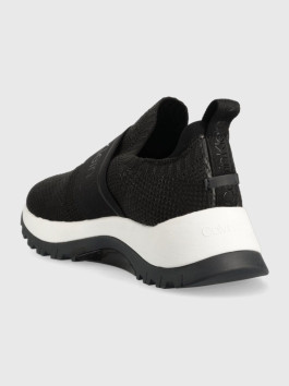 nahlad Calvin Klein dámske čierne tenisky KNIT RUNNER SLIP ON
