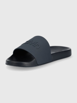 nahlad Calvin Klein pánske modré šľapky POOL SLIDE RUBBER