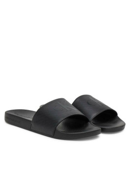 nahlad Calvin Klein pánske čierne šľapky