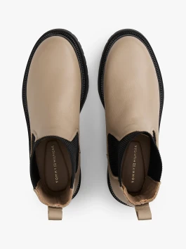 nahlad Tommy Hilfiger dámske béžové členkové topánky