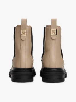 nahlad Tommy Hilfiger dámske béžové členkové topánky