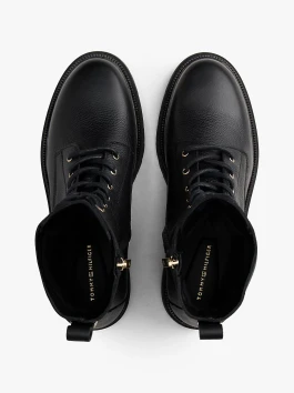 nahlad   Tommy Hilfiger dámske čierne členkové topánky