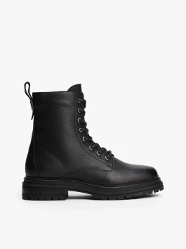 nahlad   Tommy Hilfiger dámske čierne členkové topánky