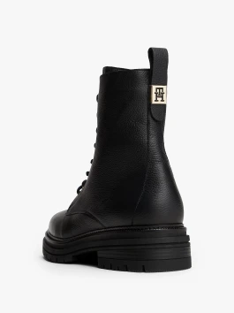 nahlad   Tommy Hilfiger dámske čierne členkové topánky