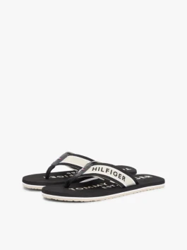 nahlad Tommy Hilfiger pánske čierne žabky