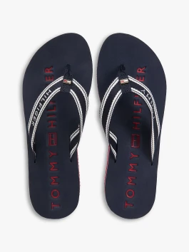 nahlad Tommy Hilfiger dámske tmavo modré žabky