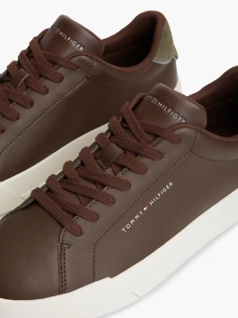 nahlad Tommy Hilfiger pánske hnedé tenisky