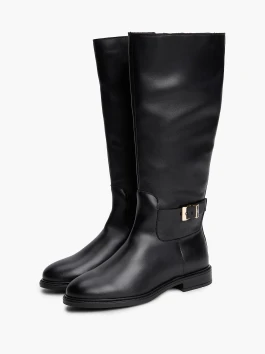 nahlad Tommy Hilfiger dámske čierne čižmy