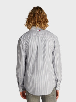 nahlad Tommy Jeans pánska pruhovaná košeľa