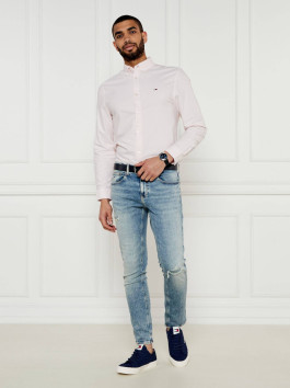 nahlad Tommy Jeans pánske modré džínsy