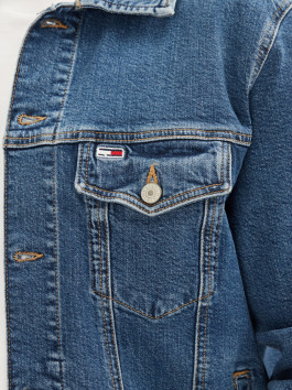 nahlad Tommy Jeans pánska modrá džínsová bunda