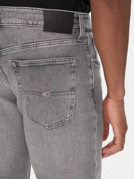 nahlad Tommy Jeans pánske šedé džínsy