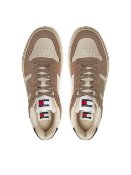 nahlad Tommy Jeans pánske krémovo hnedé tenisky