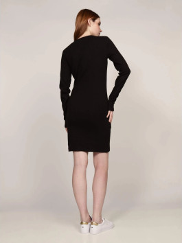 nahlad TJW BADGE RIB BODYCON DRESS EX