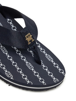 nahlad Tommy Hilfiger dámske tmavomodré žabky