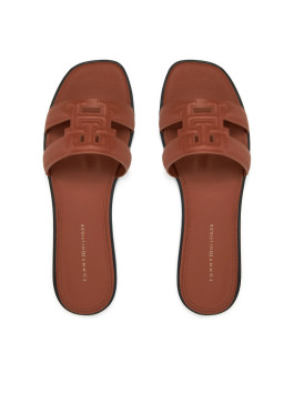 nahlad Tommy Hilfiger dámske hnedé žabky