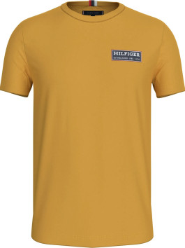 nahlad Tommy Hilfiger pánske horčicové tričko