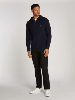 nahlad Tommy Hilfiger pánsky tmavomodrý sveter