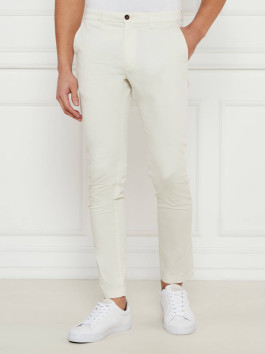nahlad Tommy Hilfiger pánske smotanové nohavice