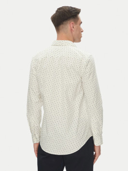 nahlad Tommy Hilfiger pánska krémová košeľa