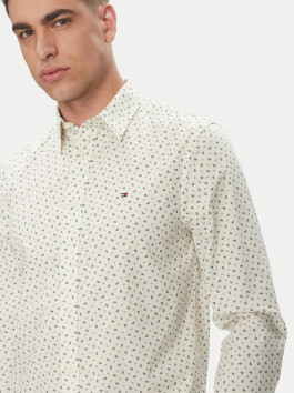 nahlad Tommy Hilfiger pánska krémová košeľa