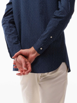 nahlad Tommy Hilfiger pánska tmavo modrá košeľa