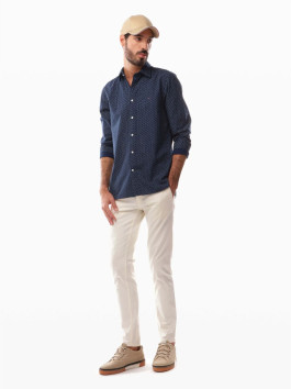 nahlad Tommy Hilfiger pánska tmavo modrá košeľa