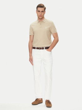 nahlad Tommy Hilfiger pánske béžové polo tričko