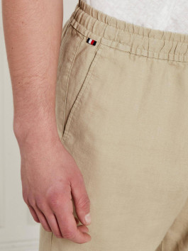 nahlad Tommy Hilfiger pánske béžové nohavice
