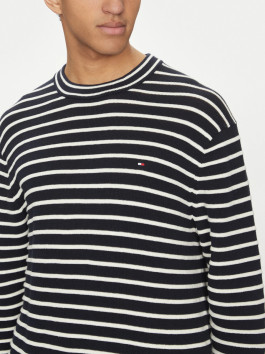 nahlad Tommy Hilfiger pánsky pruhovaný sveter